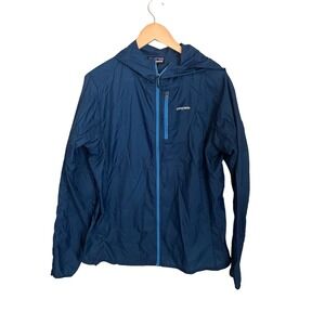 NWT Patagonia Women's Houdini Rain Jacket in Big Sur Blue Size XL